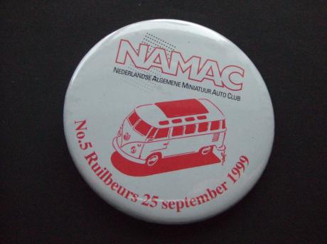 NAMAC miniatuur autobeurs Volkswagen Spijlbus
